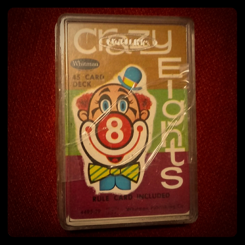 Whitman brand vintage Crazy 8's card game